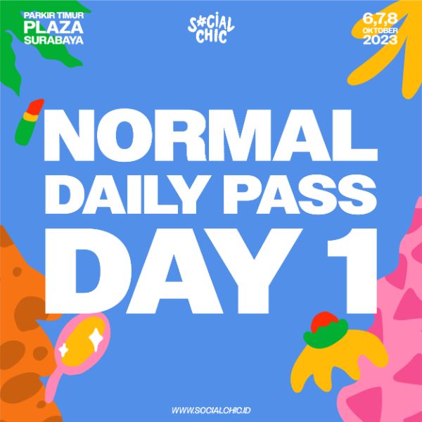Jual SocialChic Surabaya Normal Daily Pass (Day 1) di Seller Social