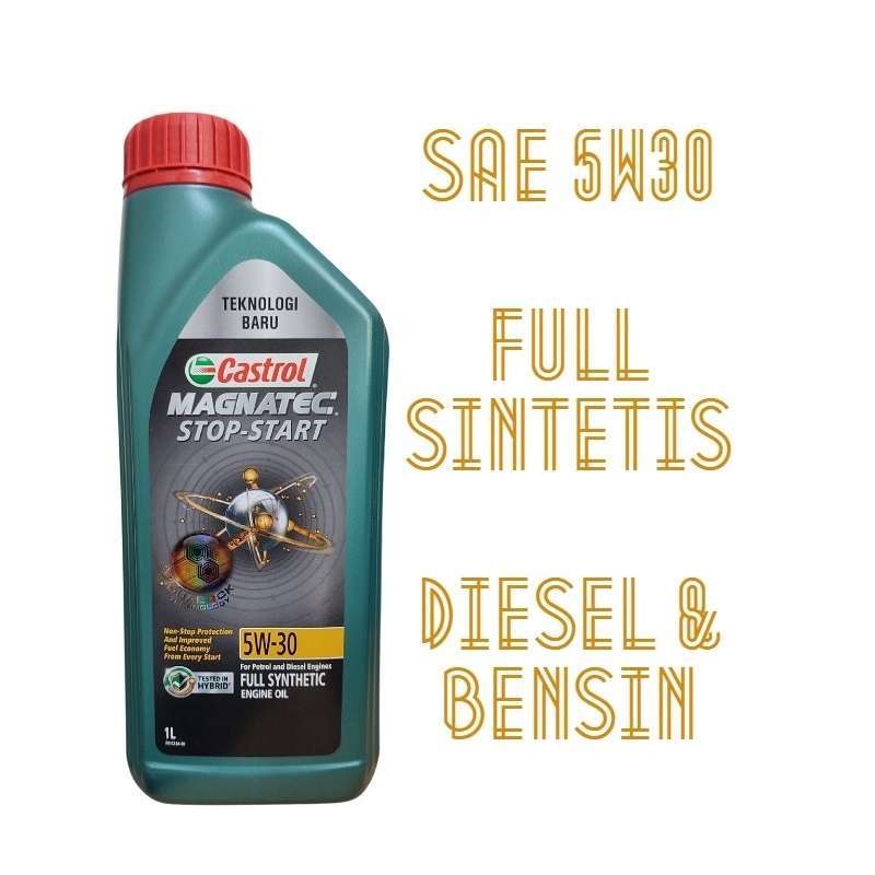 Promo Castrol Magnatec 5W30 1 liter Oli Full Sintetis Diesel Bensin Diskon 25 di Seller Blibli