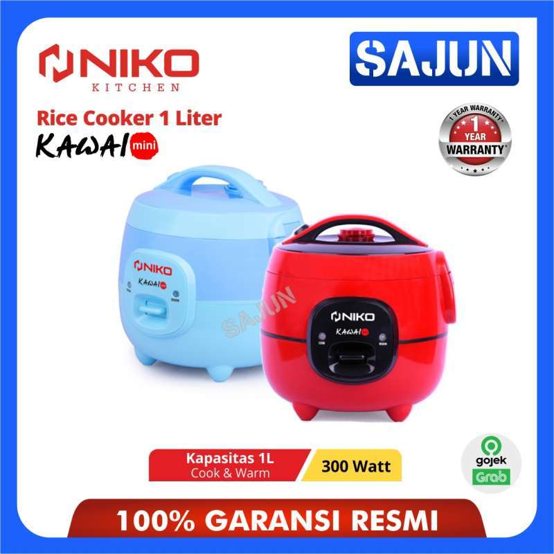 Promo Niko Rice Cooker Mini Kawai 1 Liter Penanak Nasi Mini 1L Diskon 24 di Seller Sajun