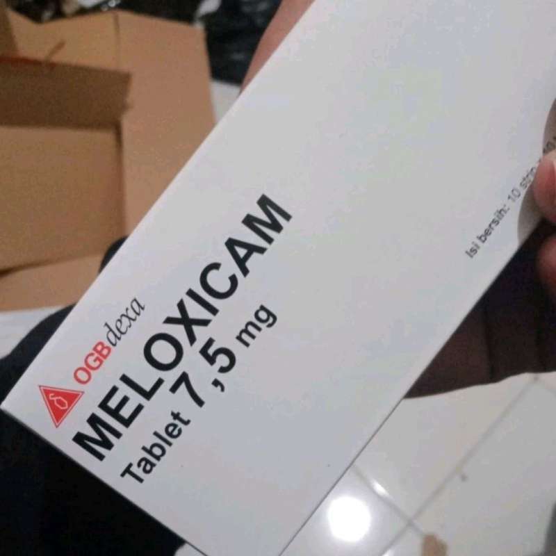 Jual meloxicam 7 5mg per box di seller apotek balanak kayu manis