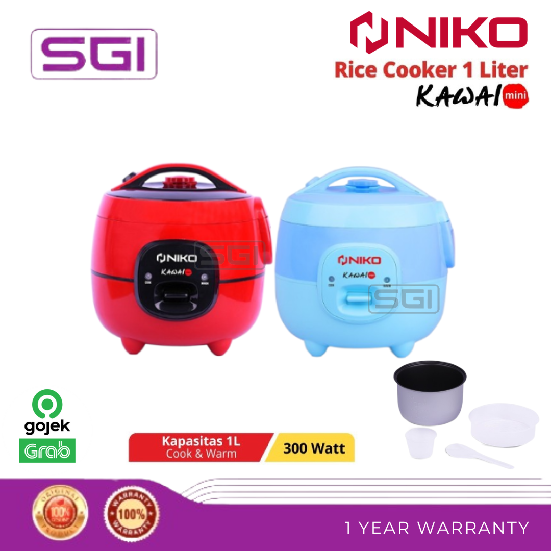 Jual Niko Rice Cooker Mini Kawai 1 Liter Penanak Nasi Mini 1L di Seller SGI Official Store sgi