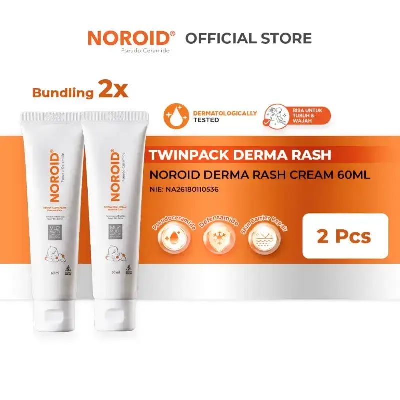 Promo Noroid Derma Rash Cream - 60ml X 2pack Diskon 4% Di Seller Noroid ...