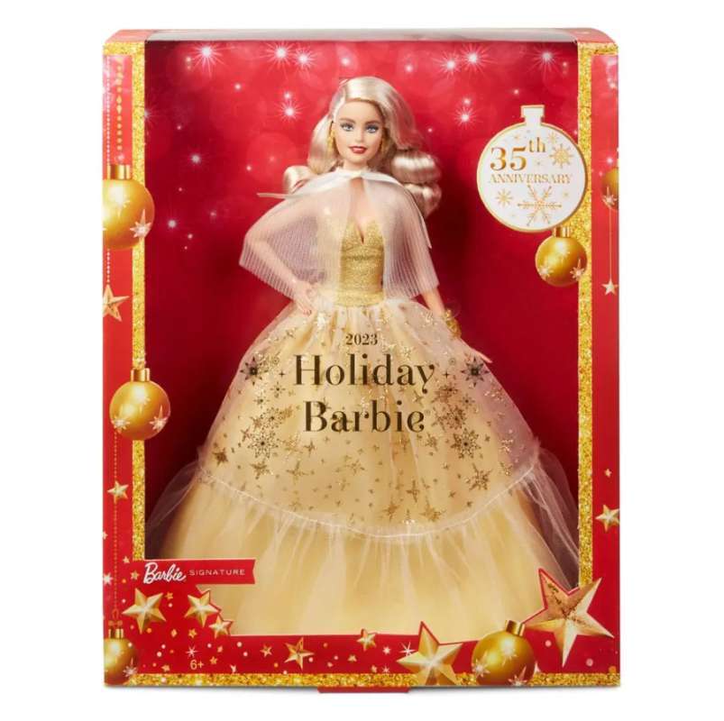 Barbie Signature Lutka Model #1 Holiday Barbie HJX04
