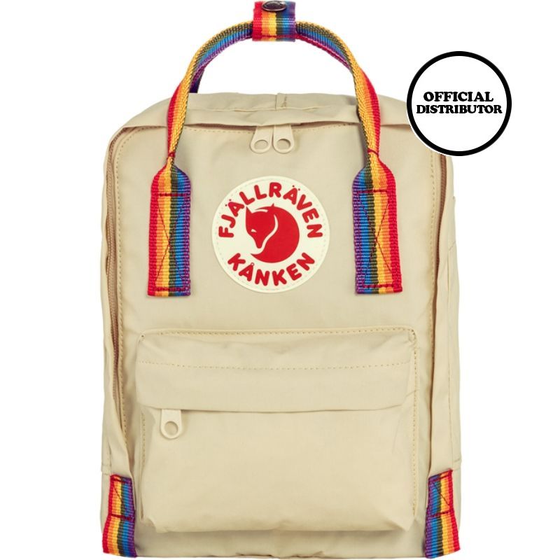 Jual Fjallraven Kanken Rainbow Mini Tas Backpack Light Oak