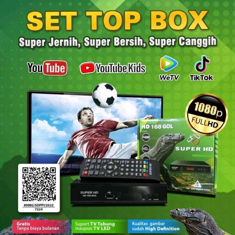 Jual STB SET TOP BOX DIGITAL SUPER HD KOMODO di Seller Brayan Jaya