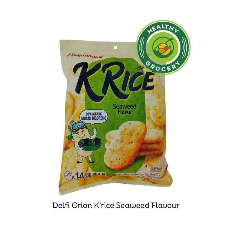 Jual Delfi Orion K'rice Krekers Beras Rasa Seaweed / Delfi Orin O'rice ...