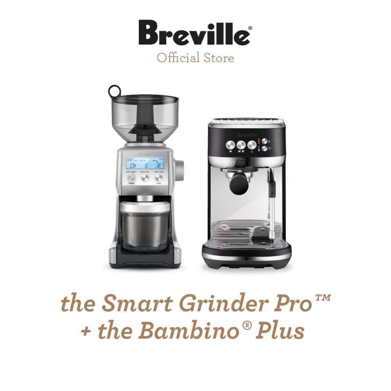 Jual Breville The Smart Grinder™ Pro + The Bambino™ Plus Paket Mesin Kopi Espresso Dan
