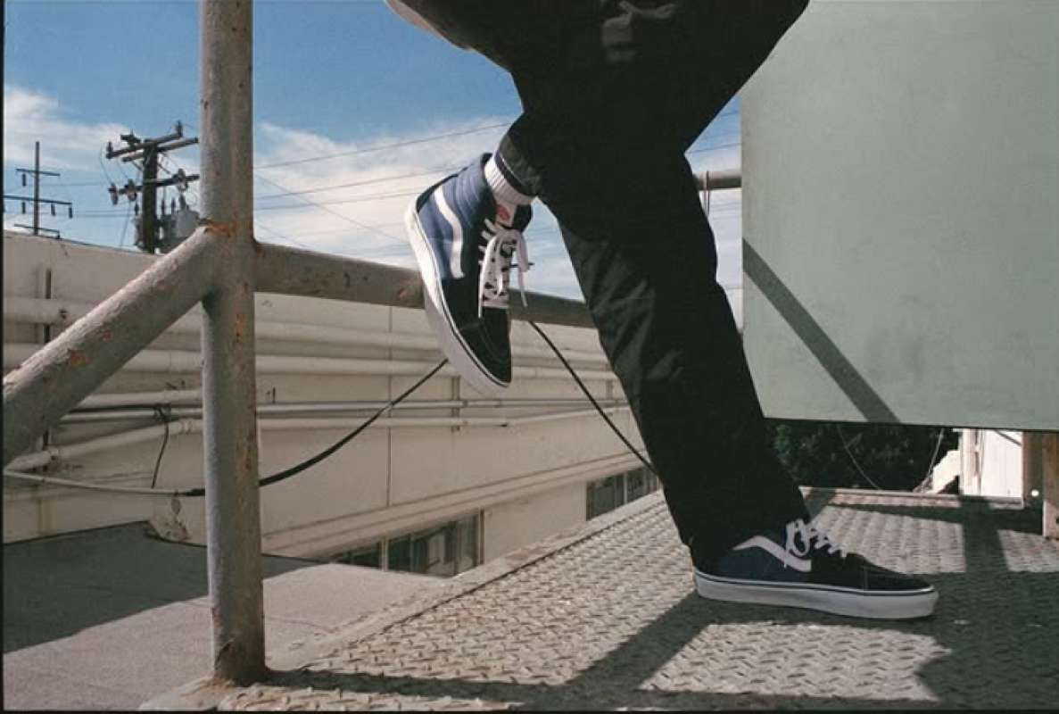 Jual Vans Sk8-hi Sepatu Sneaker Pria Navy [vn000d5invy] Di Seller