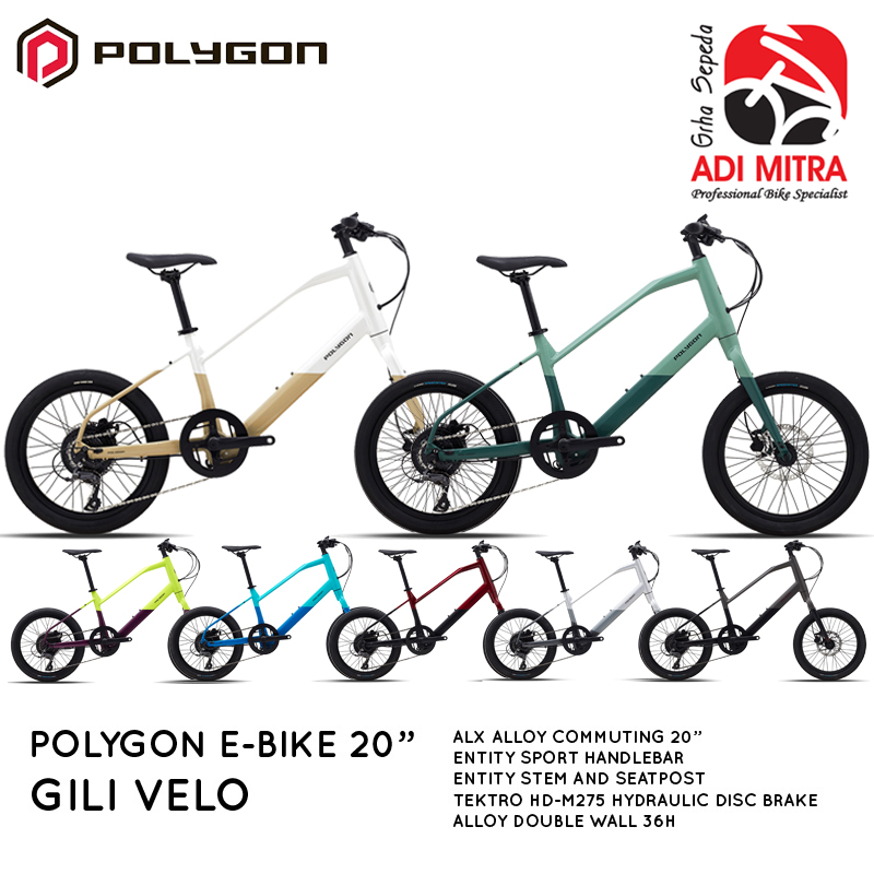 Jual Polygon Gili Velo Urban E bike 20 Inch Sepeda Elektrik 8 Speed Electric Lime Di Seller Adimitra Online Adimitra Online Kota Yogyakarta Blibli