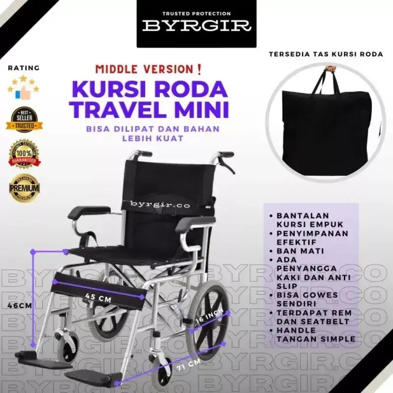 Kursi Roda - Harga Terbaru Juni 2026 & Gratis Ongkir