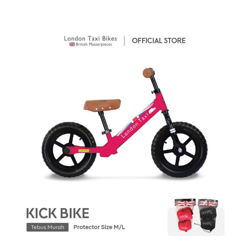 Jual London Taxi Bike Balance Pink Original Terbaru Terlengkap Harga Termurah November 2024