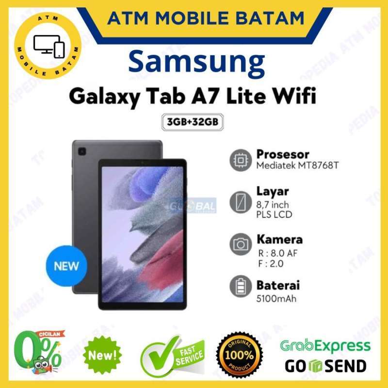 Jual Samsung Galaxy Tab A7 Lite Wifi (3GB/32GB) Garansi Resmi di Seller