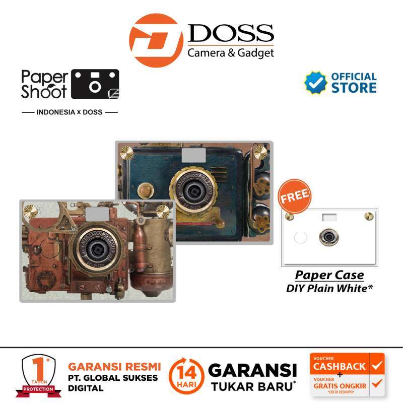 Promo Paper Shoot Paper Camera Steampunk Series 18mp Diskon 10% Di 