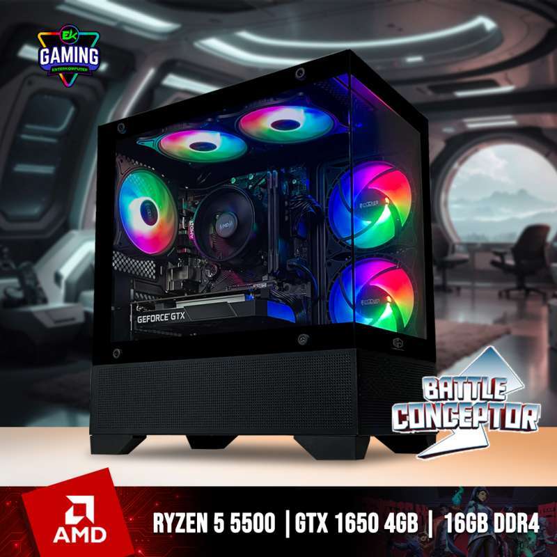 Pc Ralitan Promo Pc Rakitan Ek Gaming Battleconceptor - Ryzen 5 Gtx 1650 - Enter ...