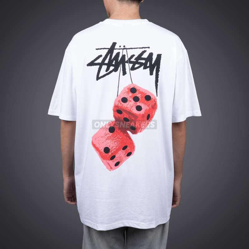 【Stussy】◆Fuzzy Dice T-Shirt White◆大人気・関税込◆ Stussy Fuzzy Dice Tee White メンズ