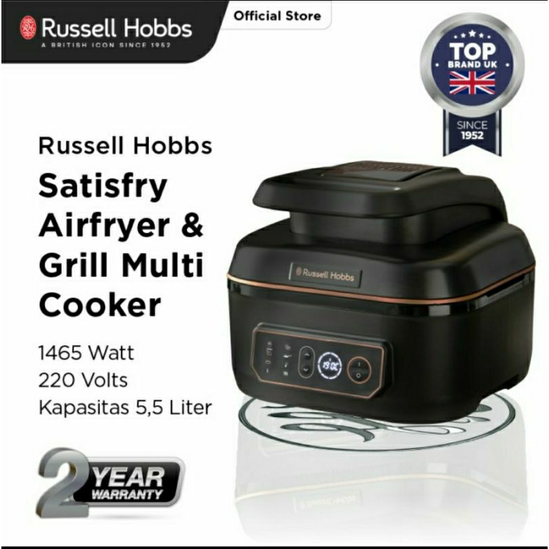 Satisfry Air Fryer & Grill Multi Cooker, Russell Hobbs