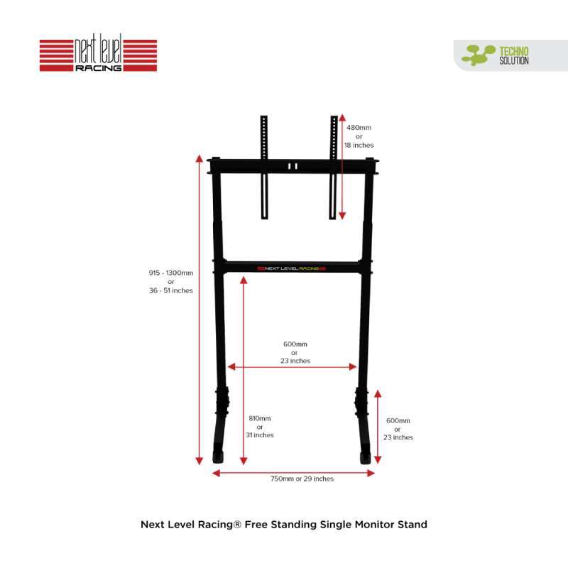 Jual Next Level Racing - Free Standing Single Monitor Stand Di Seller ...