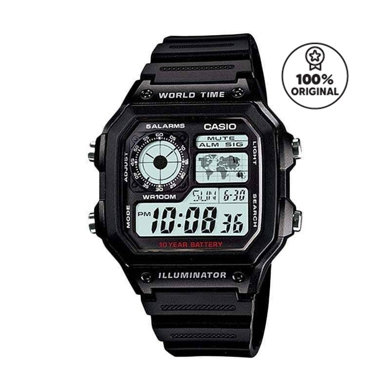 Harga casio online illuminator world time