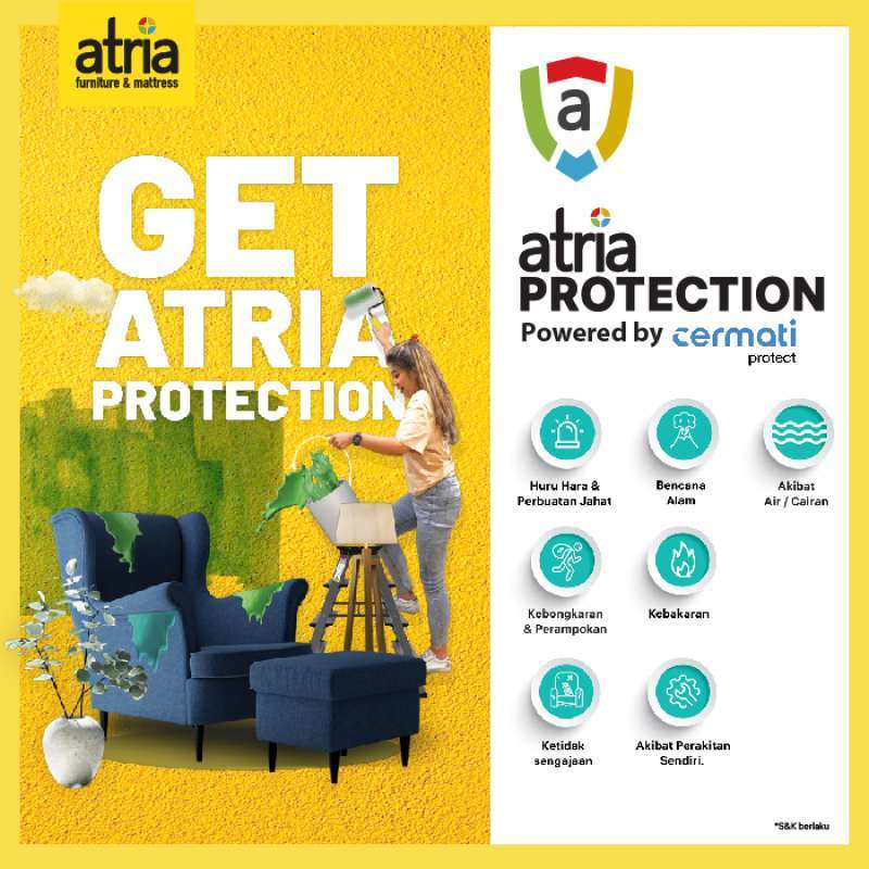 Promo Atria Kursi Kantor Tinggi Zitelli Diskon 59 Di Seller Atria