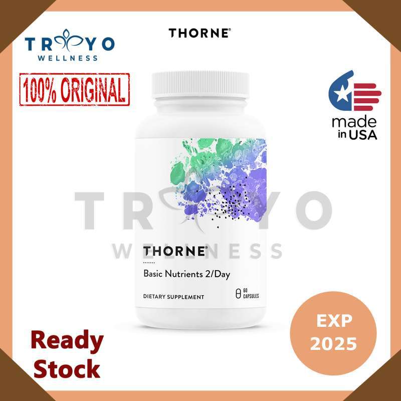 Jual Basic Nutrients 2/day Thorne Research 60 kapsul mutivitamin multi ...
