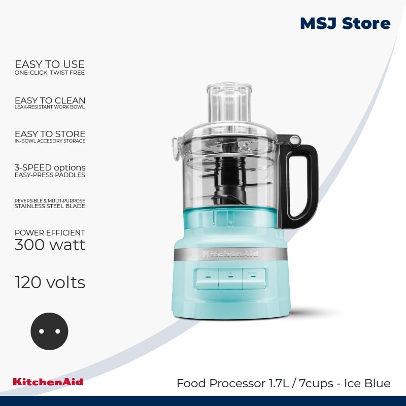 Kitchenaid food shop processor ice blue