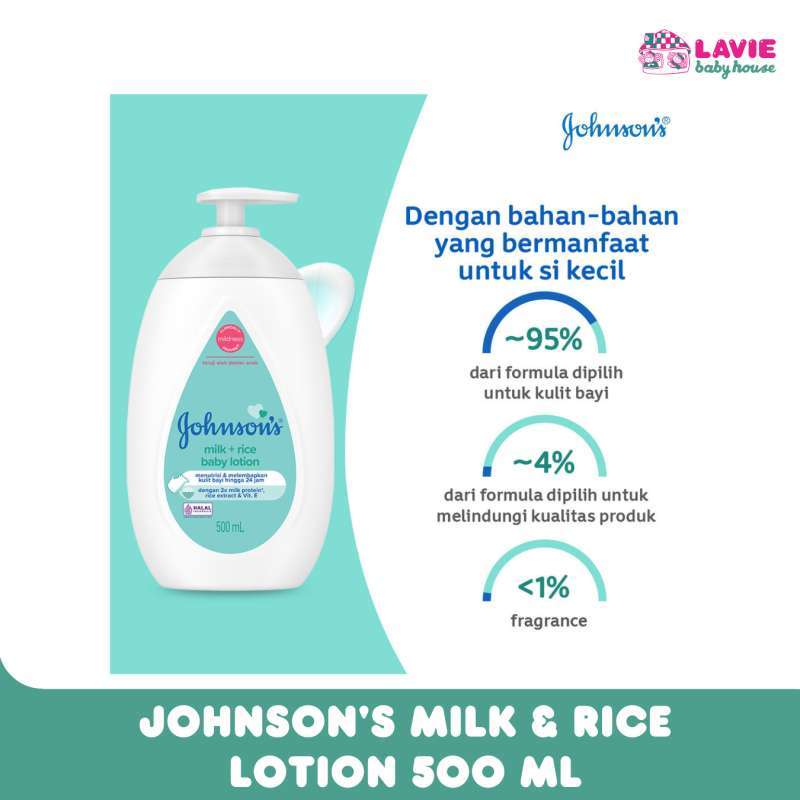 Milk Rice Loction Jual Johnson's Milk + Rice Baby Lotion 500 Ml-lotion Baby Di Seller ...