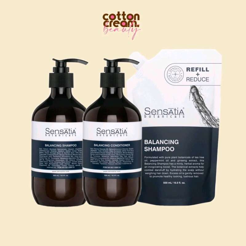 Jual Sensatia Botanicals Balancing Shampoo & Conditioner Di Seller