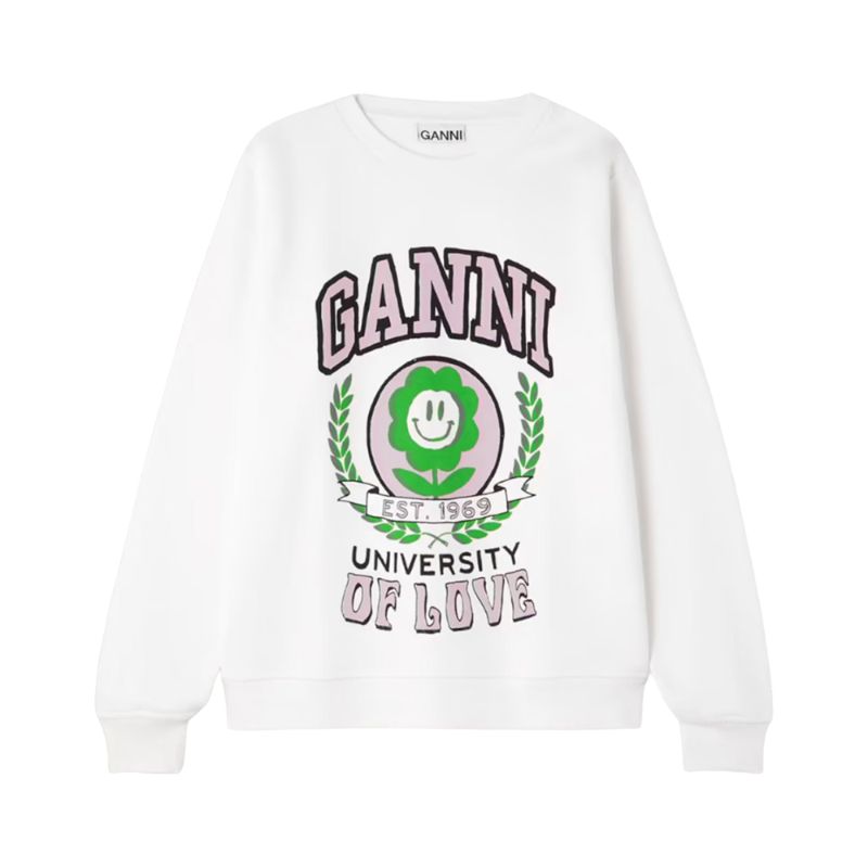 Ganni croissant sweatshirt best sale