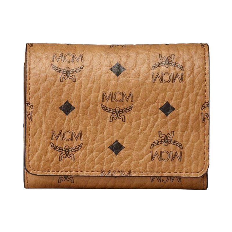 Mcm small deals trifold wallet
