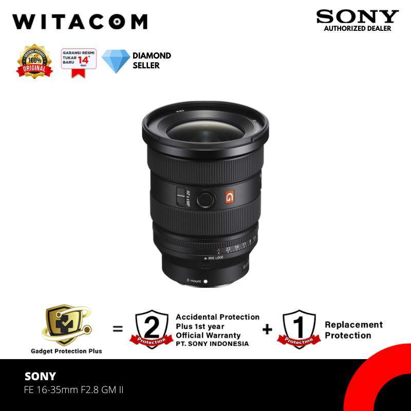 WITACOM Sony SEL1635GM2 FE 16-35mm GM II Lensa Kamera SONY