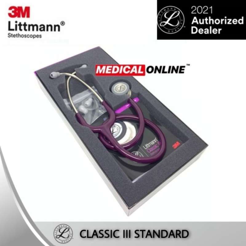 Jual 3M LITTMANN 5831 Classic III Stethoscope Plum Tube [27 Inch] di Seller MEDICAL ONLINE