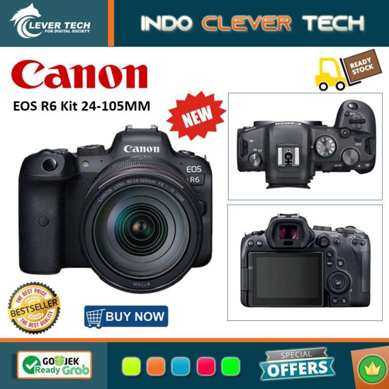 Jual Canon EOS R6 Kit 24105MM F4L IS USM di Seller Clever Tech