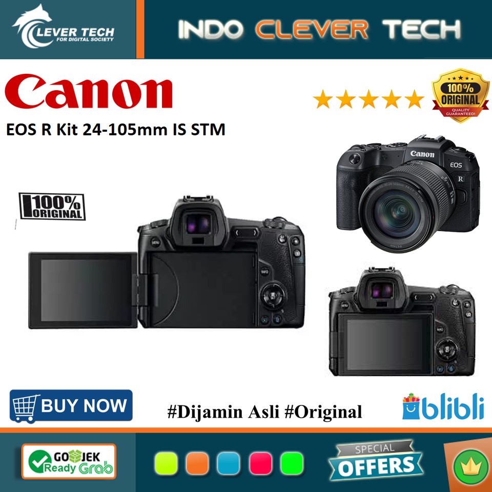 Jual Canon EOS R Kit 24105mm IS STM di Seller Clever Tech Cipete
