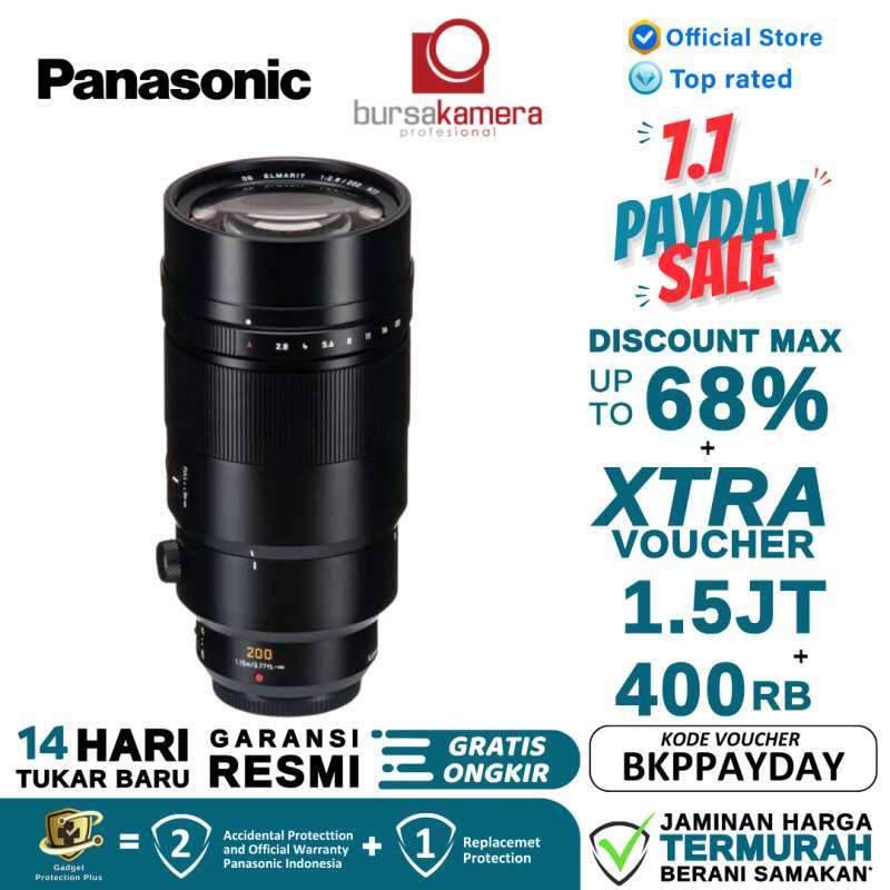 Promo Bkp Lensa Panasonic Leica Dg Elmarit 200mm Power