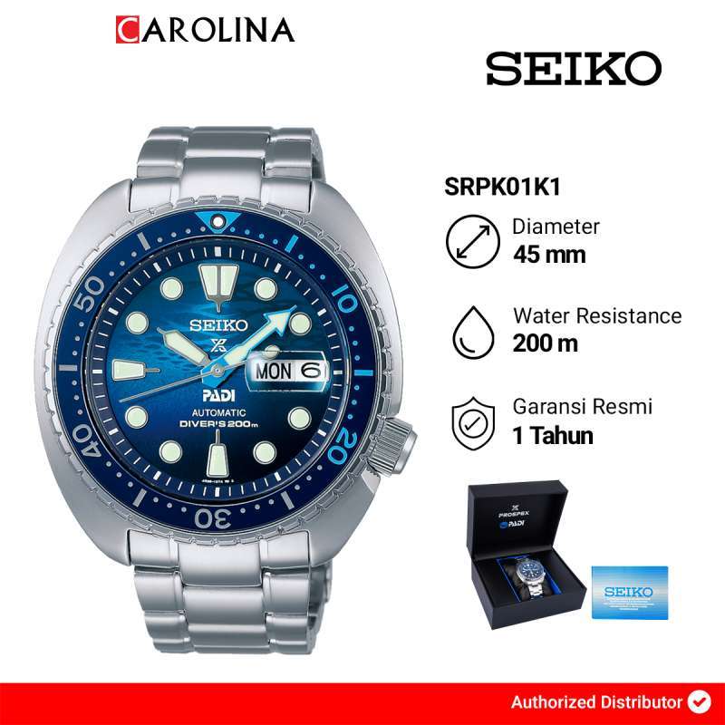 Promo Jam Tangan Pria Seiko Prospex Srpk01k1 King Turtle Padi