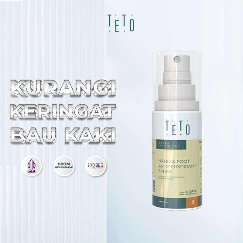 Promo Teto Hand and Foot Spray 30ml yang mengurangi keringat hingga 10 ...