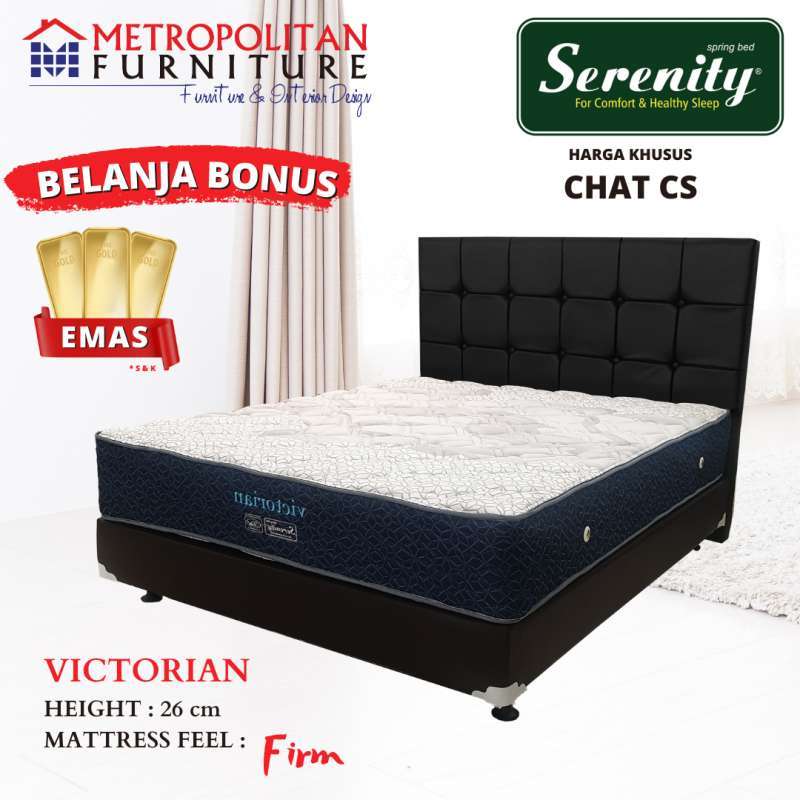 Jual Kasur Springbed Elite SERENITY Victorian Spring bed Matras di Seller Metropolitan Furniture