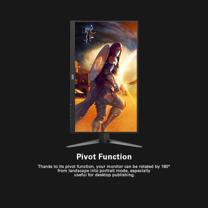 Jual Monitor AOC GAMING Q27G4 27 IPS QHD 2K 1440p 180Hz HDMI DPHDR ERGO ...