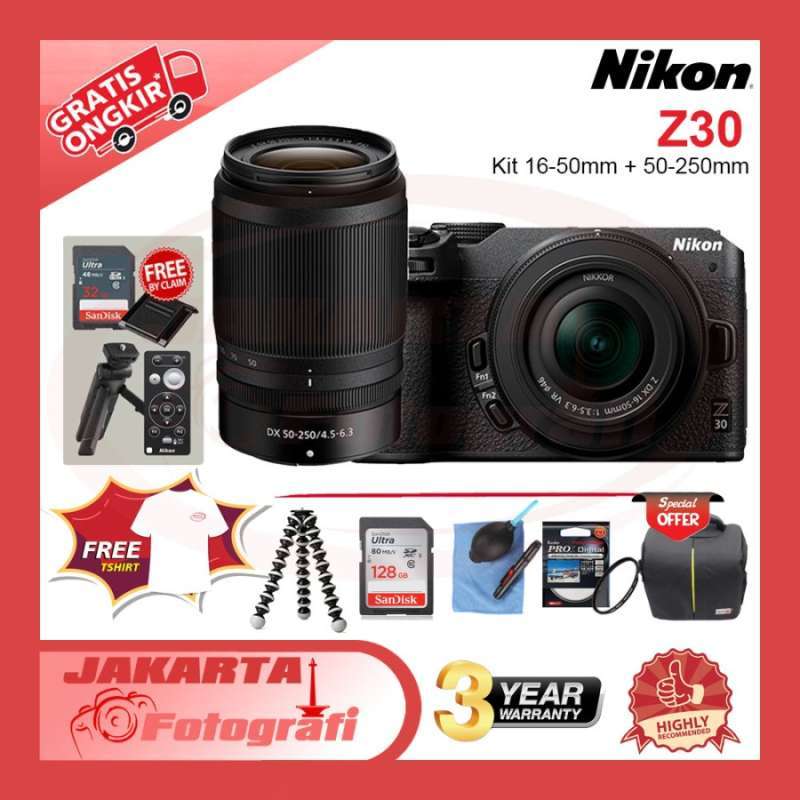 Jual Nikon Z30 Kit 16-50mm+50-250mm Nikon Z 30 16-50 Mm 50-250