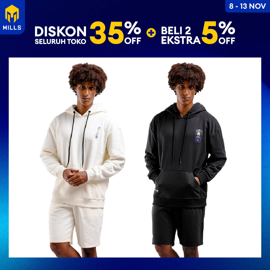 Promo Mills Jaket Olahraga Mk Sembrani Hoodie 2.0 31008mk Xxl Black Diskon 35 Di Seller Mills Official Store Mills Kab. Tangerang Blibli