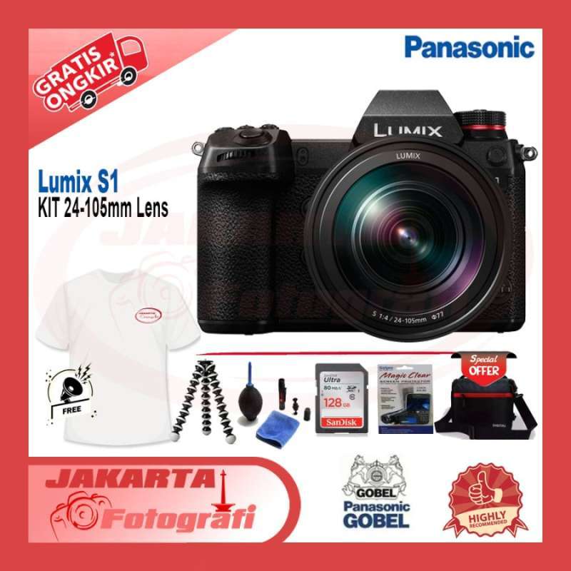 Panasonic Lumix DC-S1 Kit 24-105mm Mirrorless Camera DCS