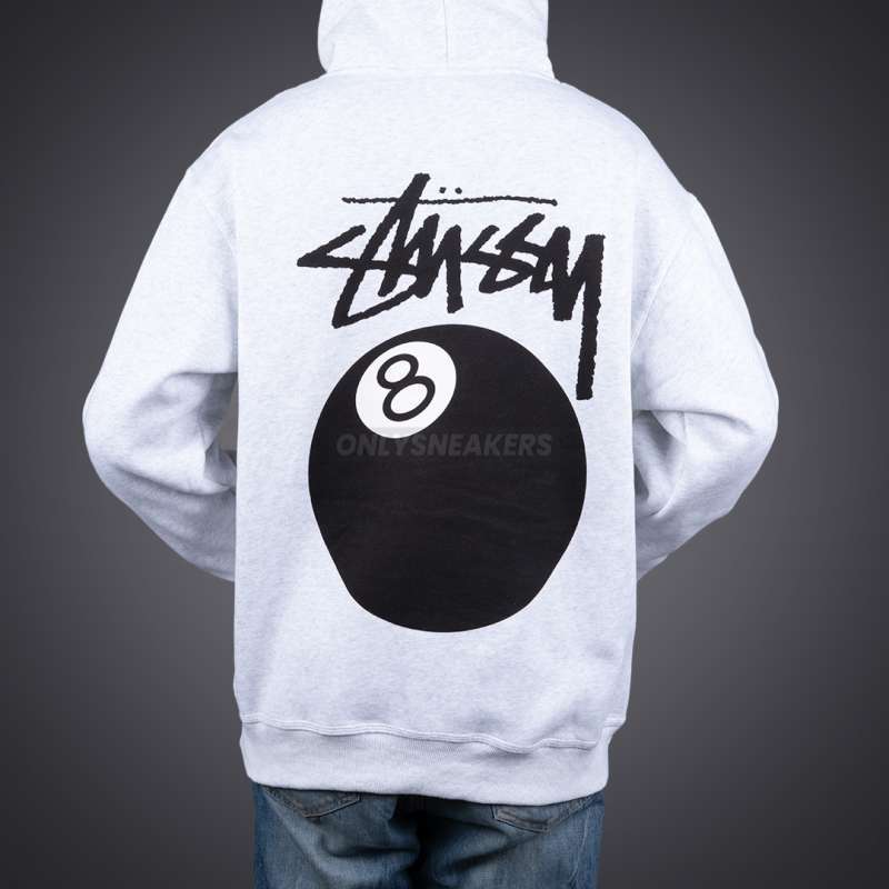 ❗️期間限定SALE❗️STUSSY 8 BALL ZIP HOOD ブラックXL 送料・関税込☆STUSSY☆8 BALL ZIP HOODIE PIGMENT DYED☆BLACK