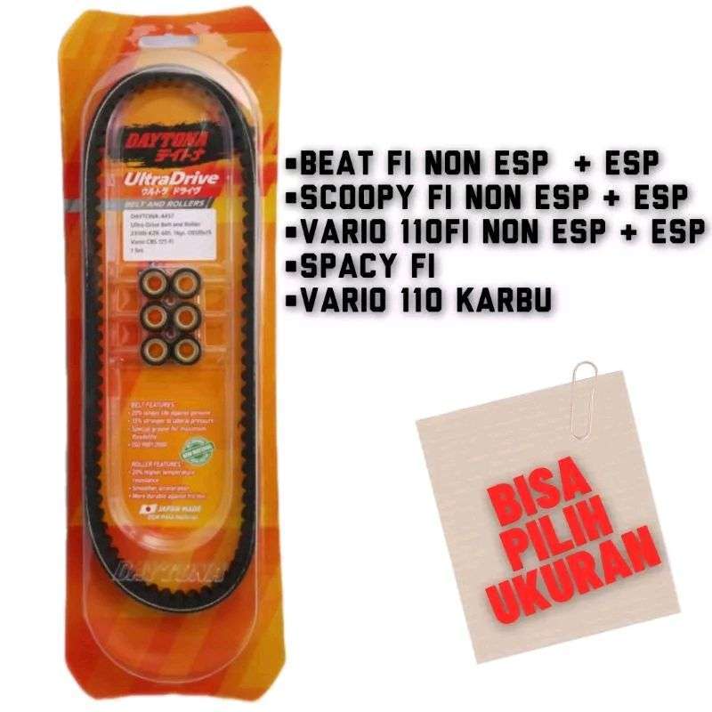Jual Vanbelt Vbelt Daytona Racing Beat Fi/ Pop Street Scoopy Fi/esp