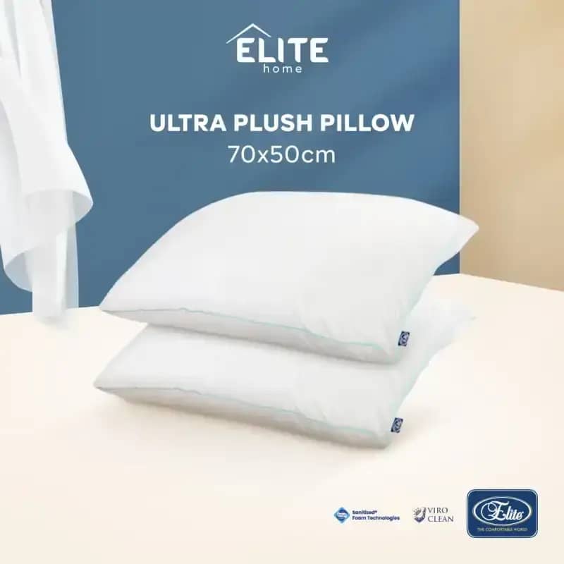 Promo Elite Bantal Ultra Plush 070 X 050 (1000 Gram) Diskon 67% Di