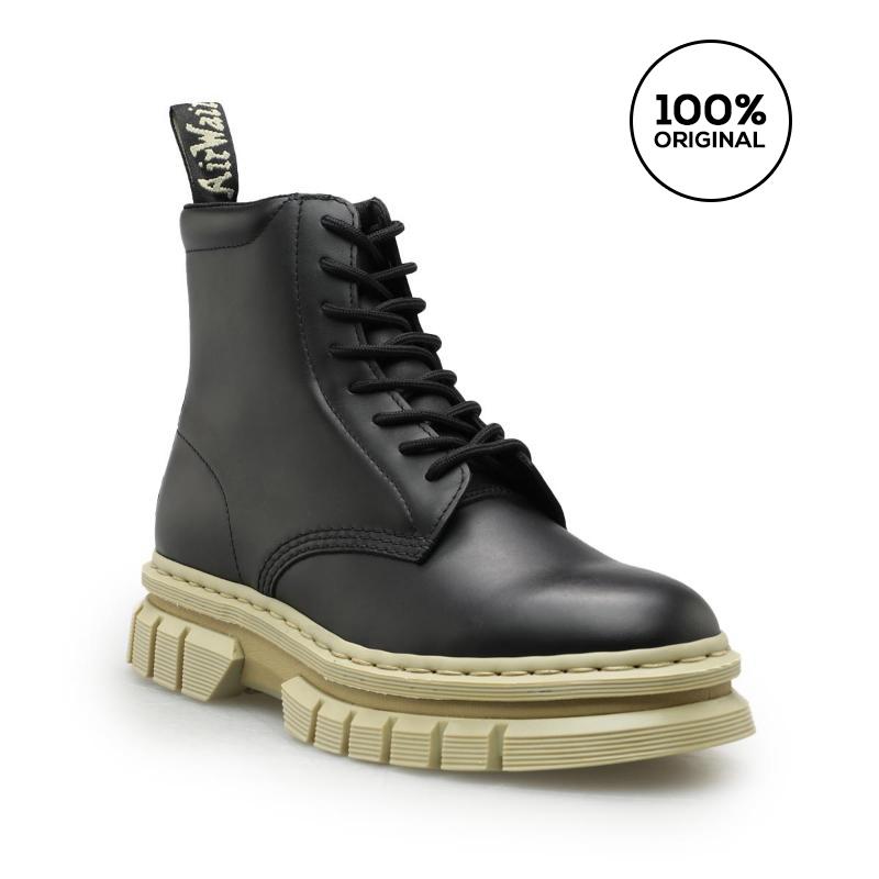Promo Dr. Martens Rikard Contrast Sole Platform Lace Up Boots Black