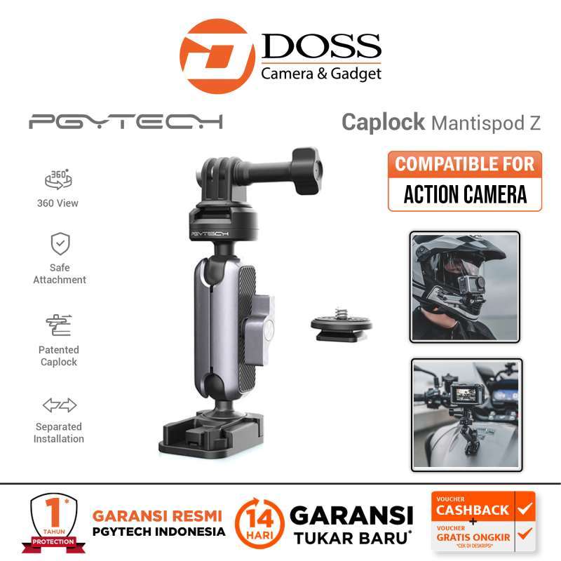 Jual Pgytech Caplock Action Camera Helmet Mount Di Seller Doss