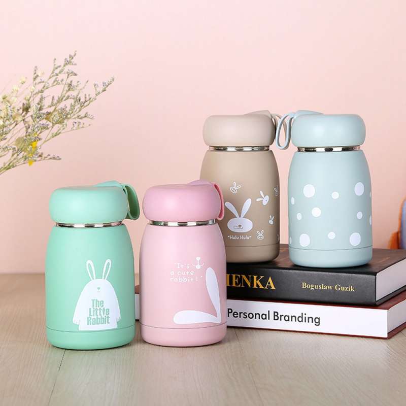 Jual Botol Minum Kaca Rabbit V2 Sg33 Botol Simple Minimalis Warna Lucu ...