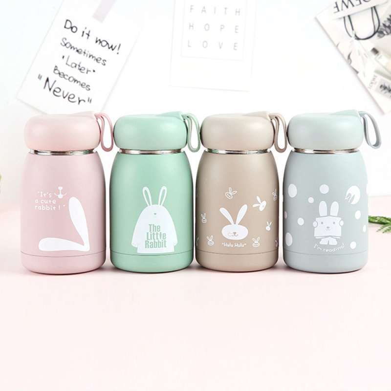 Jual Botol Minum Kaca Rabbit V2 Sg33 Botol Simple Minimalis Warna Lucu ...