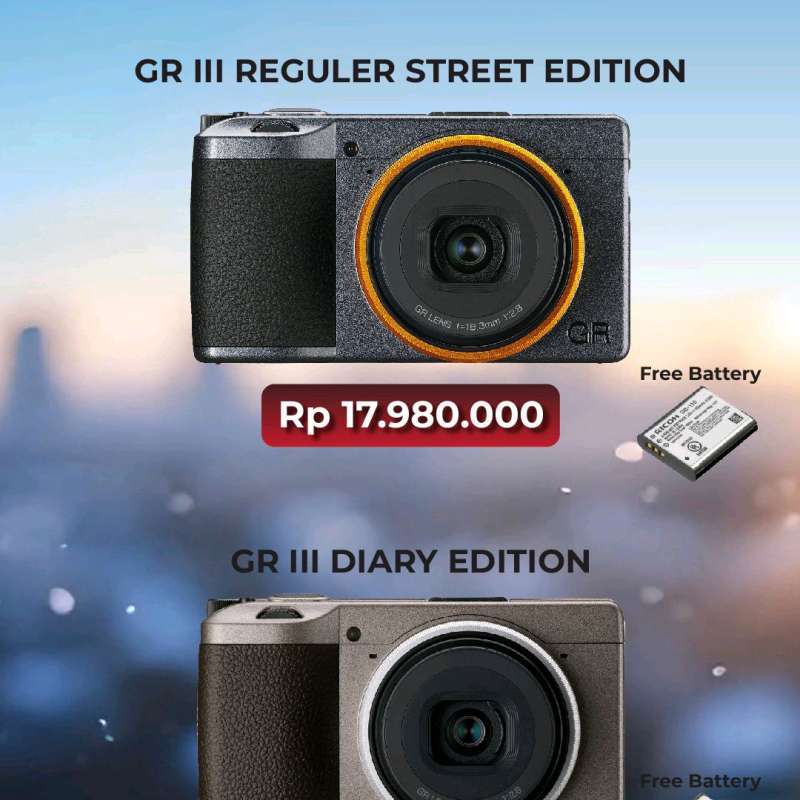 GR Ⅲ Diary Edition（Jual Ricoh Gr Iii Diary Edition Free Battery 