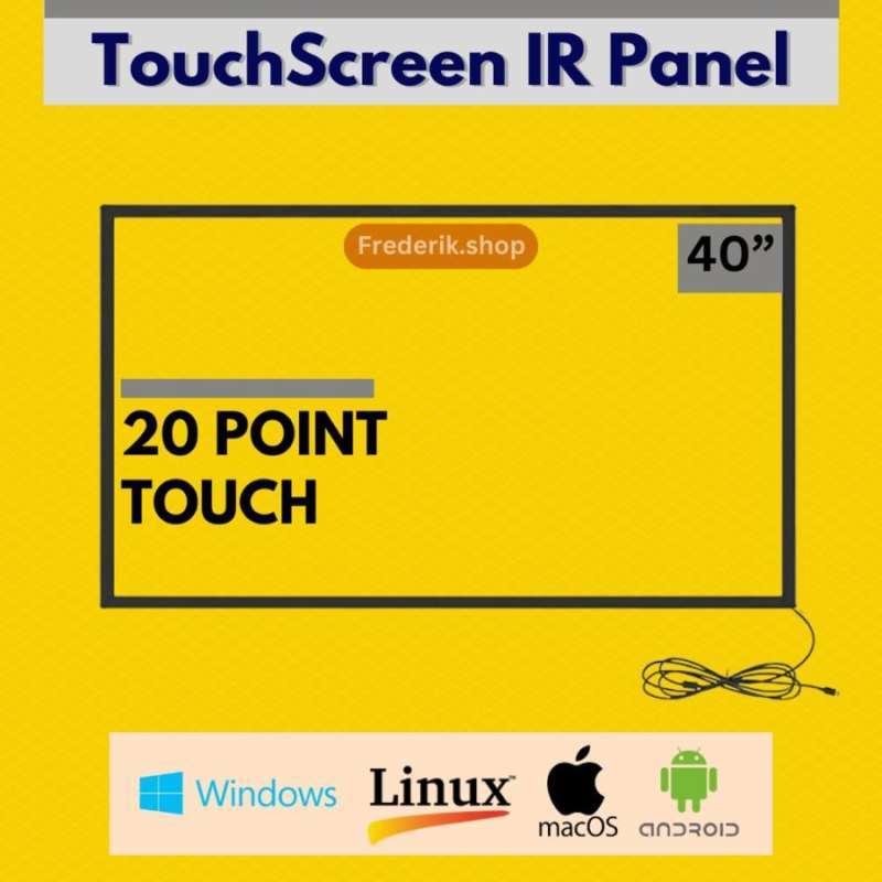 Promo Touch Screen IR Overlay Panel 40 inch atau Touchscreen Overlay